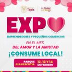 EXPO emprendedores y pequeños comercios en el mes del amor y la amistad ¡CONSUME LOCAL!